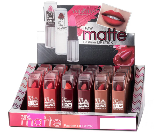 Yabaolian Vivid Matte Lipstick Set of 24 Shades