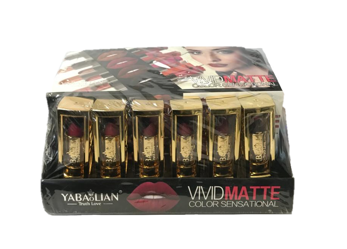 Yabaolian Vivid Matte Lipstick Set Assorted Colours Box of 24