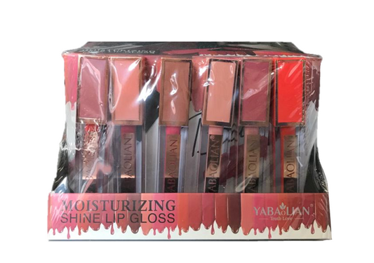 Yabaolian Lip Gloss Set 24 Assorted Colors