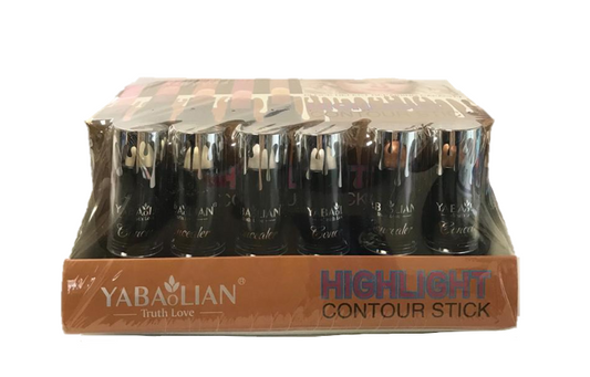 Yabaolian Highlighter Contour Stick Set of 24 Vibrant Shades