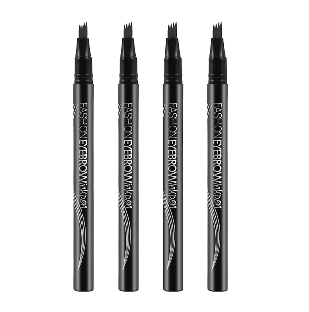 Yabaolian Eyebrow Tattoo Ink Pen Set 4 Point Tip Pack of 24