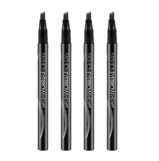 Yabaolian Eyebrow Tattoo Ink Pen Set 4 Point Tip Pack of 24