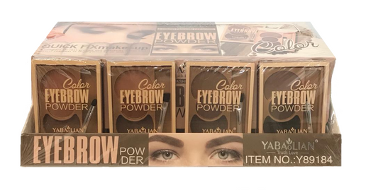 Yabaolian Eyebrow Powder Palette Set 24 Assorted Shades
