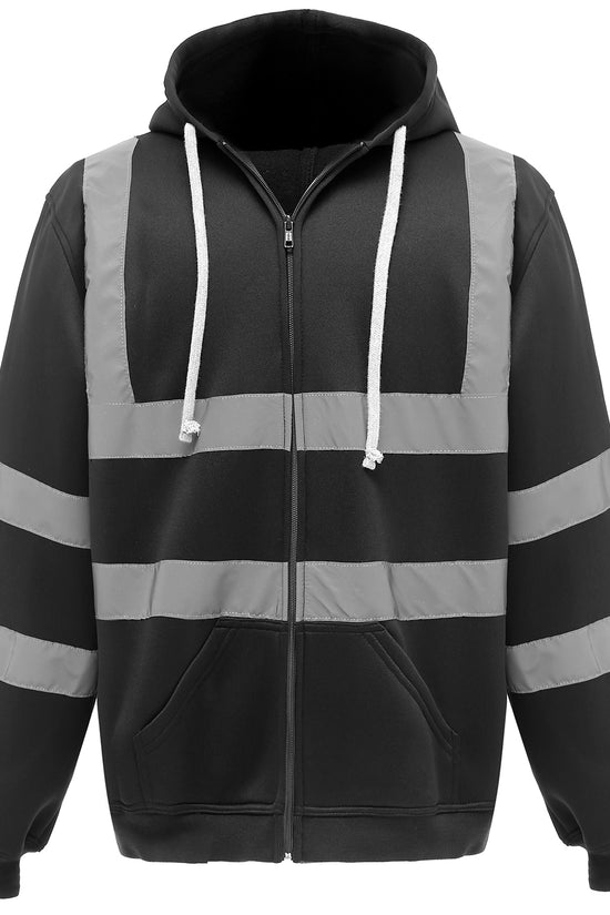 Yoko HiVis Zip Hoodie HVK07 Safetywear Hoodie for Men