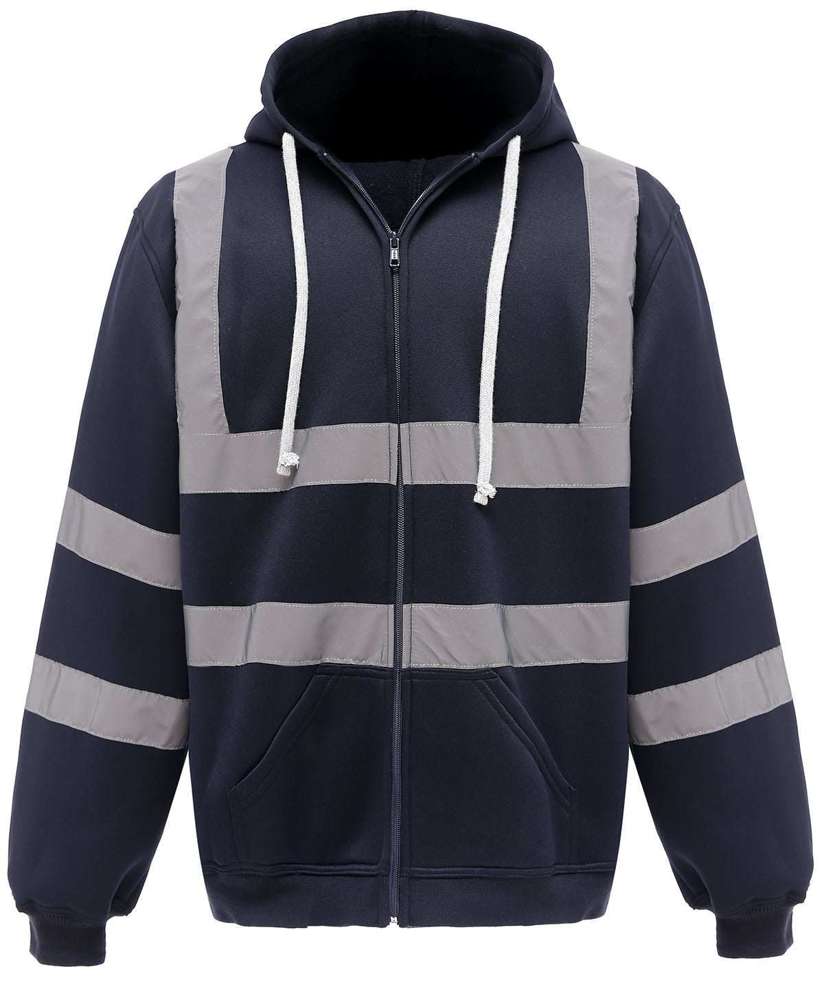 Yoko HiVis Zip Hoodie HVK07 Safetywear Hoodie for Men