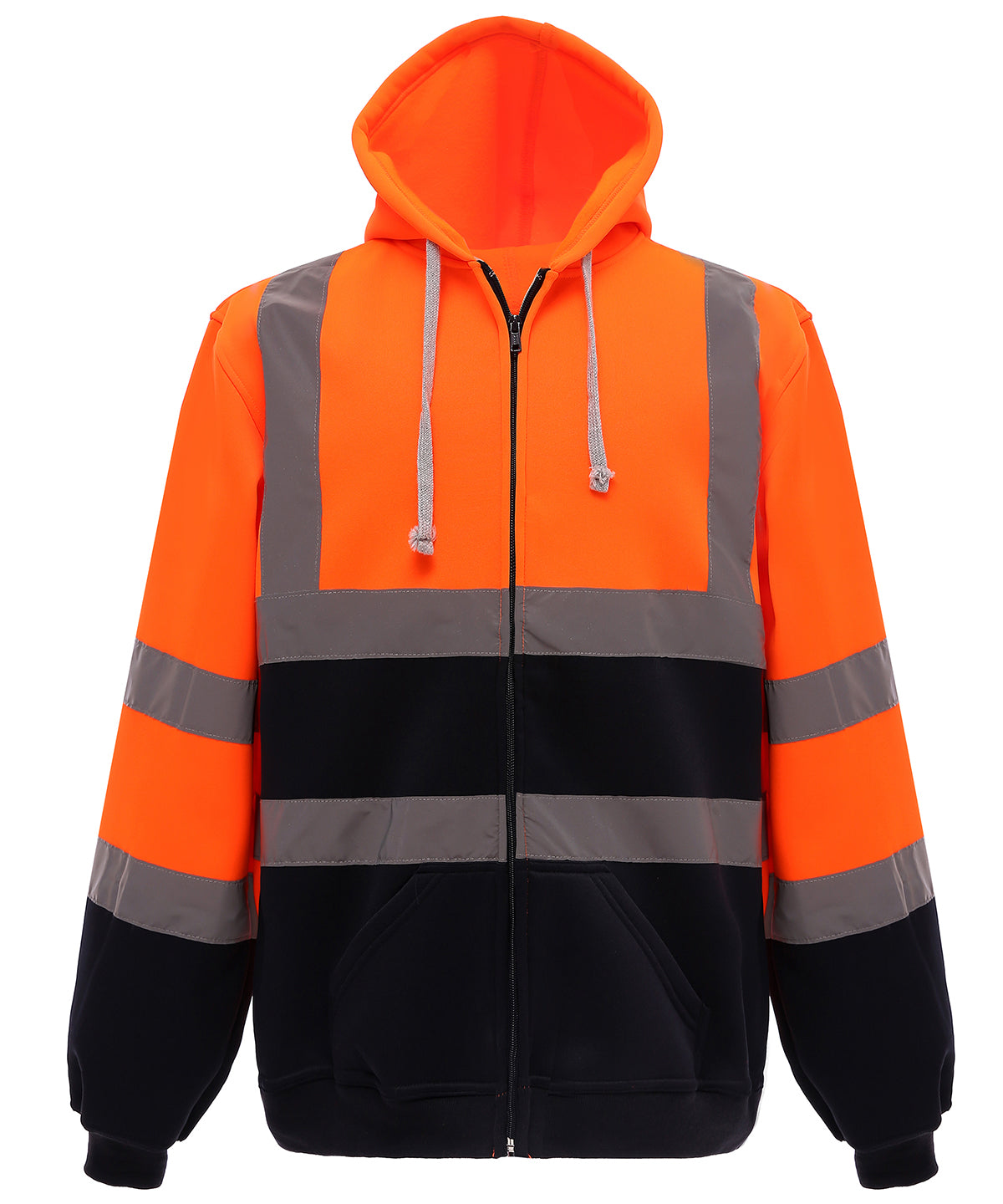 Yoko HiVis Zip Hoodie HVK07 Safetywear Hoodie for Men