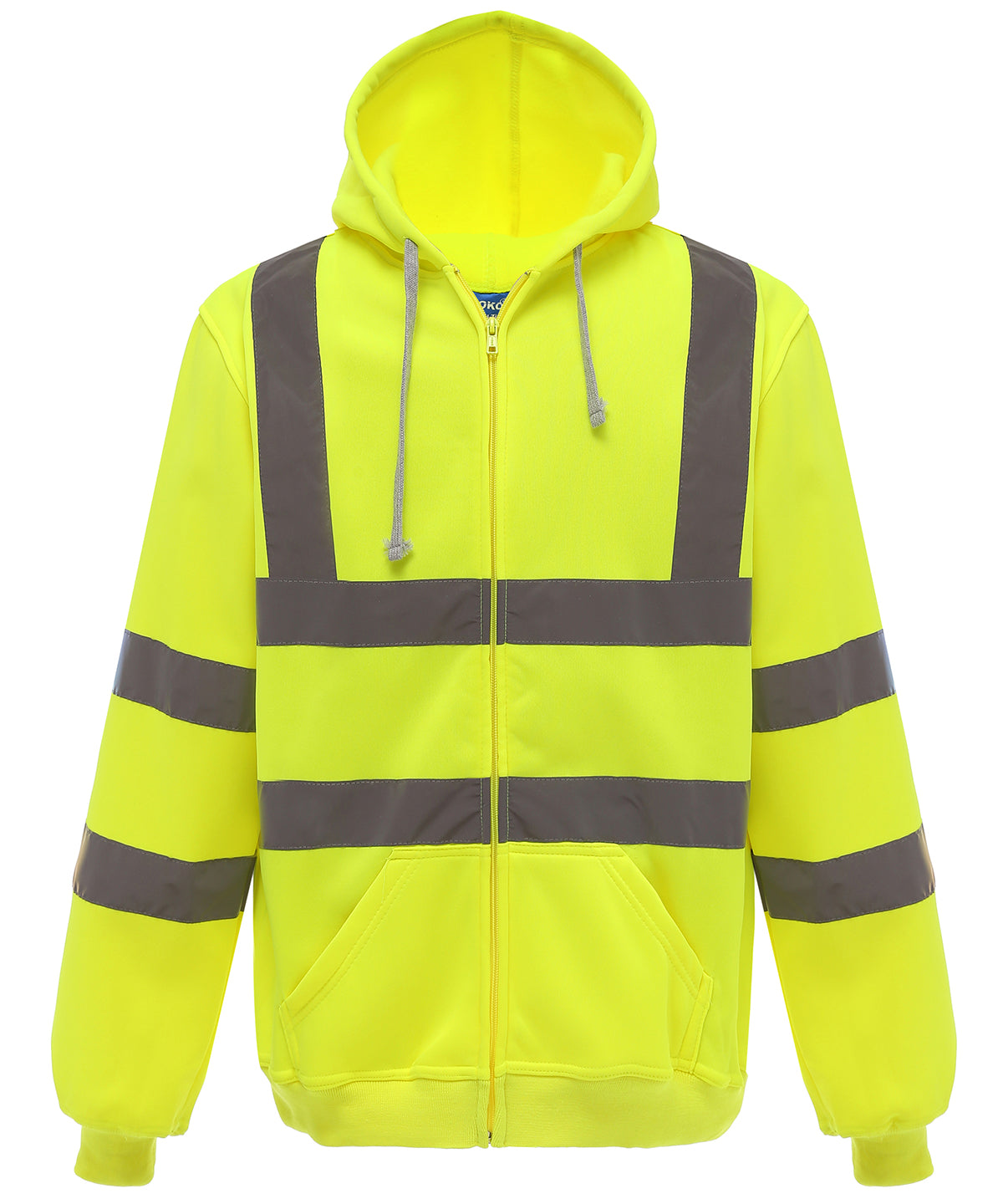 Yoko HiVis Zip Hoodie HVK07 Safetywear Hoodie for Men