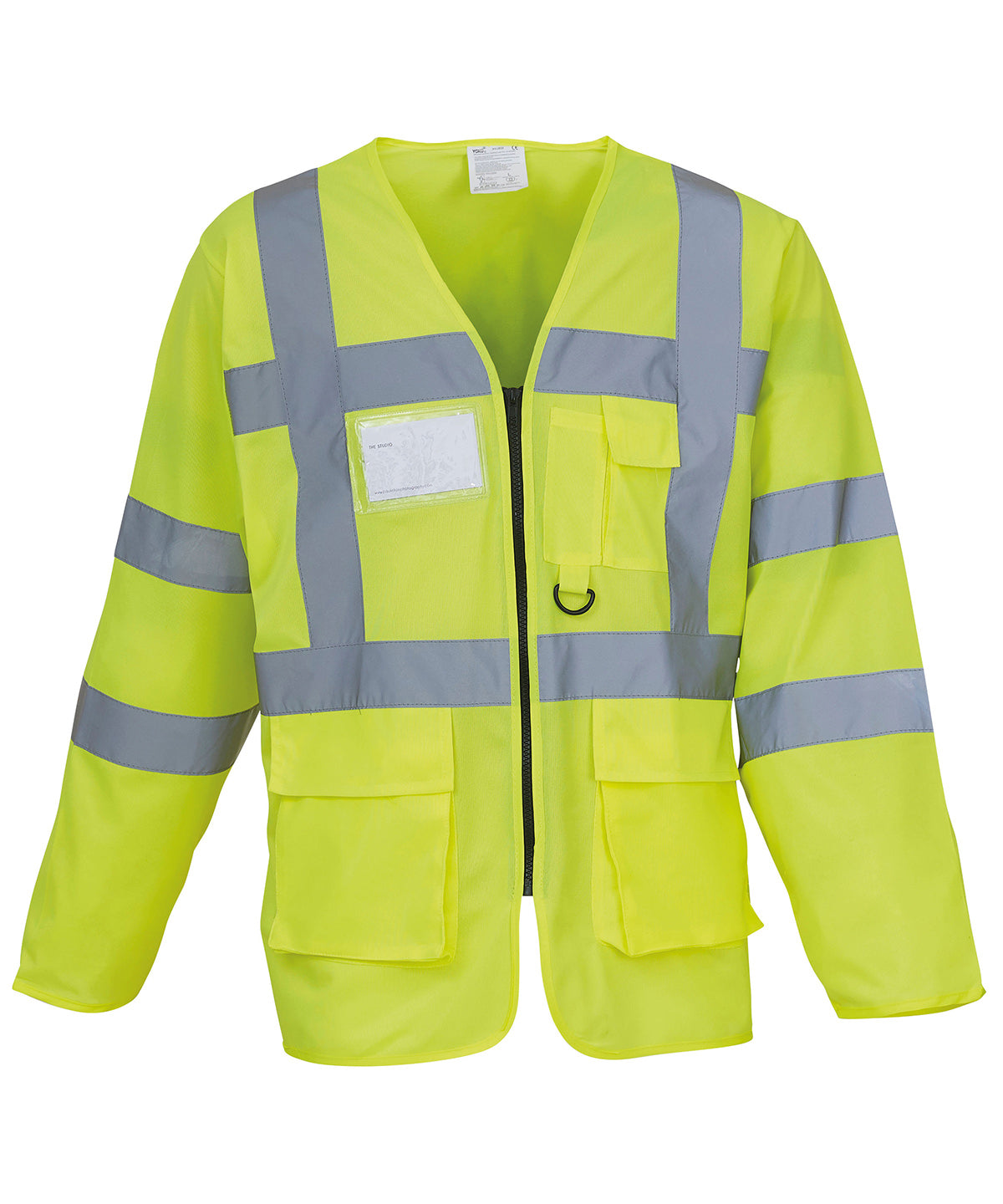 Yoko Hivis Executive Long Sleeve Waistcoat HVJ800 Class 3 Safety Vest