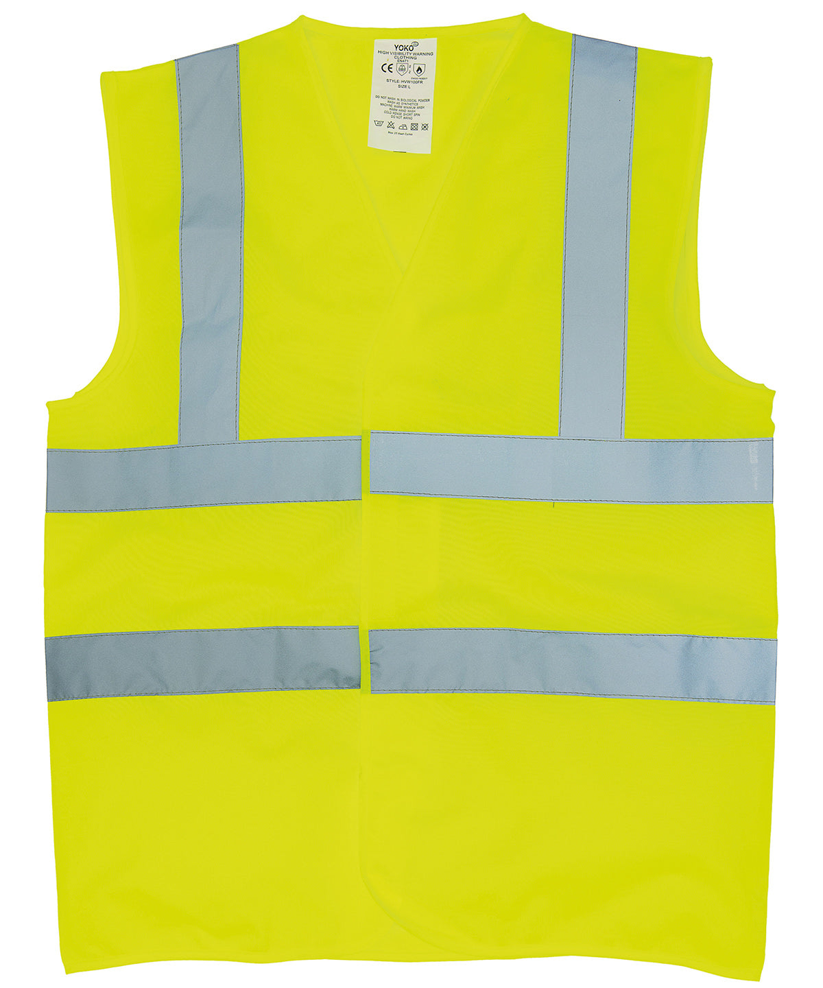 Yoko Flameretardant High Visibility Sleeveless Waistcoat HVW100FR