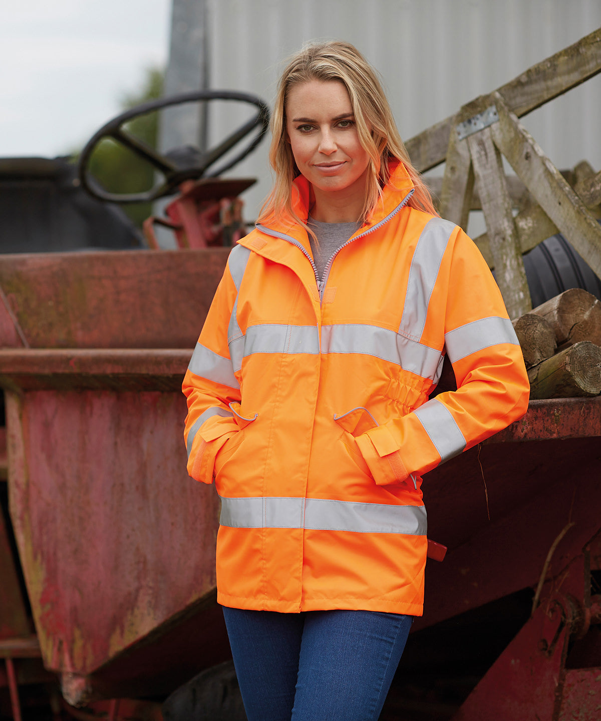 Yoko Womens HiVis Executive Jacket HVP189