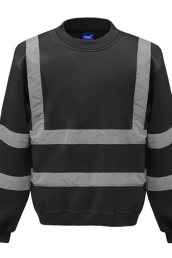 High Visibility Reflective Sweatshirt with AntiPill Fleece