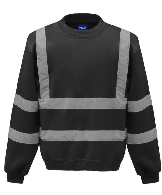 High Visibility Reflective Sweatshirt with AntiPill Fleece