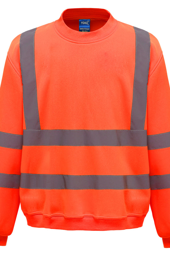 High Visibility Reflective Sweatshirt with AntiPill Fleece