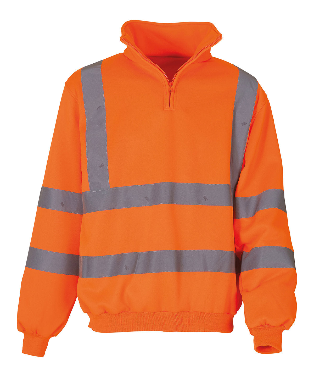 Yoko Hivis Zip Sweatshirt High Visibility Safetywear for Men