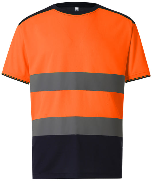 Yoko HiVis TwoTone TShirt for Men Safetywear Plus Sizes