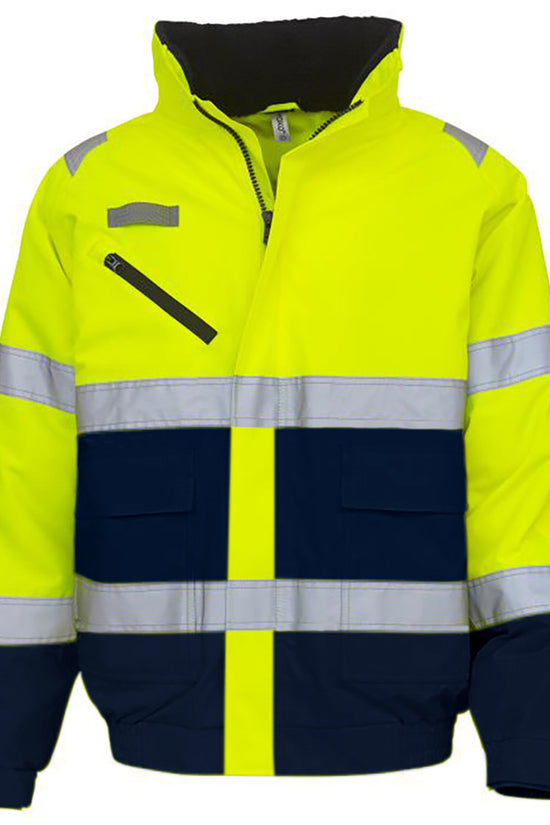 Yoko Hivis Fontaine Flight Jacket High Visibility Safetywear
