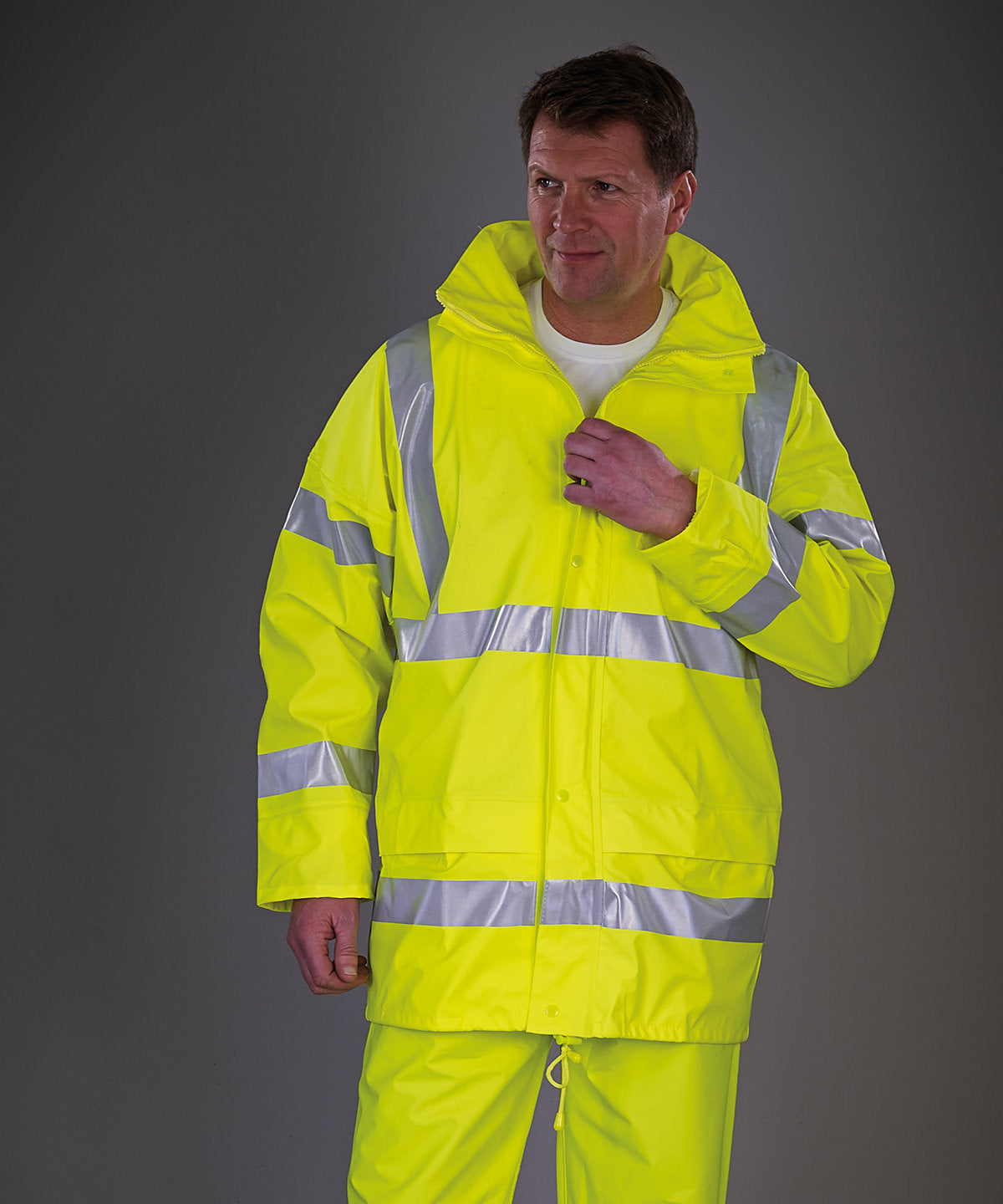 Yoko Hivis Soft Flex Breathable Udry Jacket for Safetywear