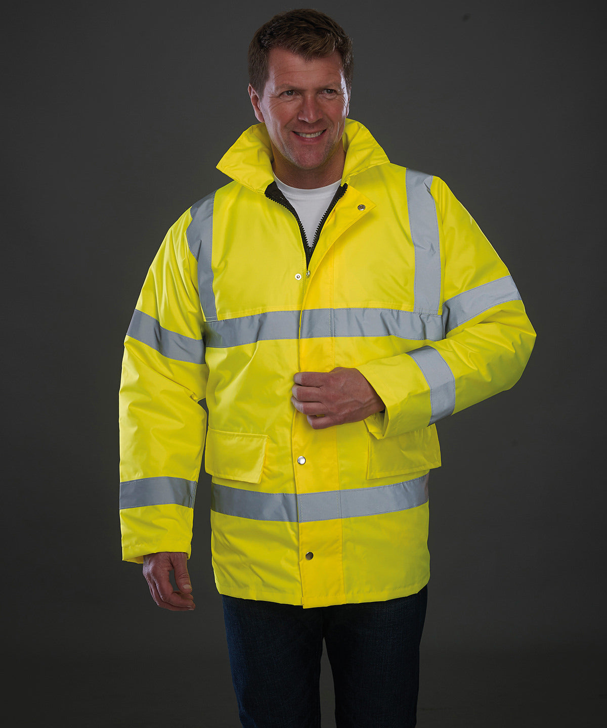 High Visibility Classic Motorway Jacket HVP300