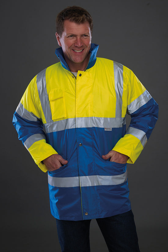 Yoko HiVis Contrast Safety Jacket HVP303