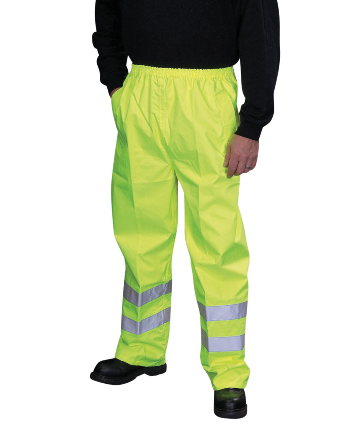 Yoko Hivis Waterproof Overtrousers High Visibility Safetywear for Men