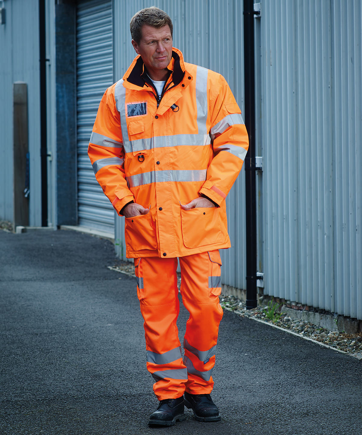 Yoko Hivis Cargo Trousers with Knee Pad Pockets