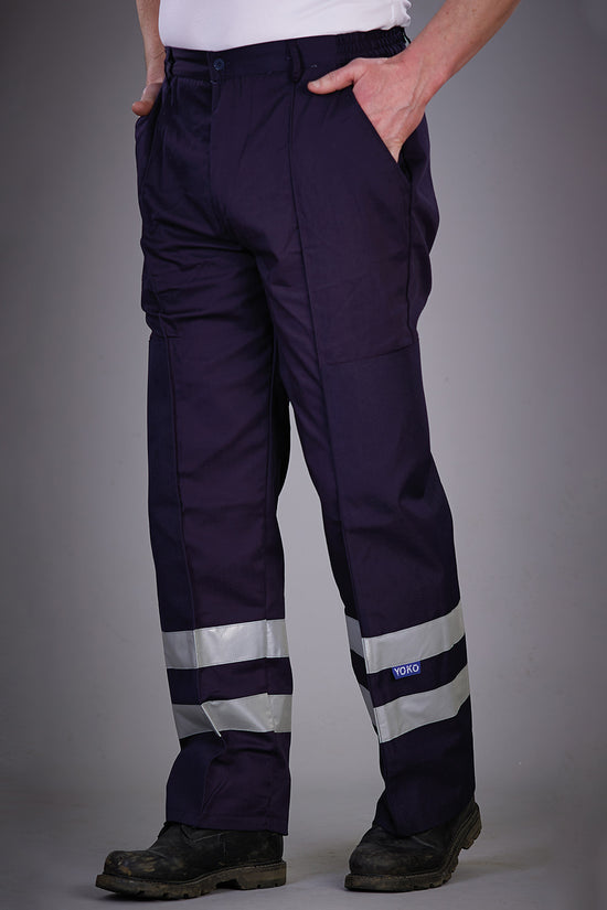 Reflective Polycotton Ballistic Trousers for Male Safety