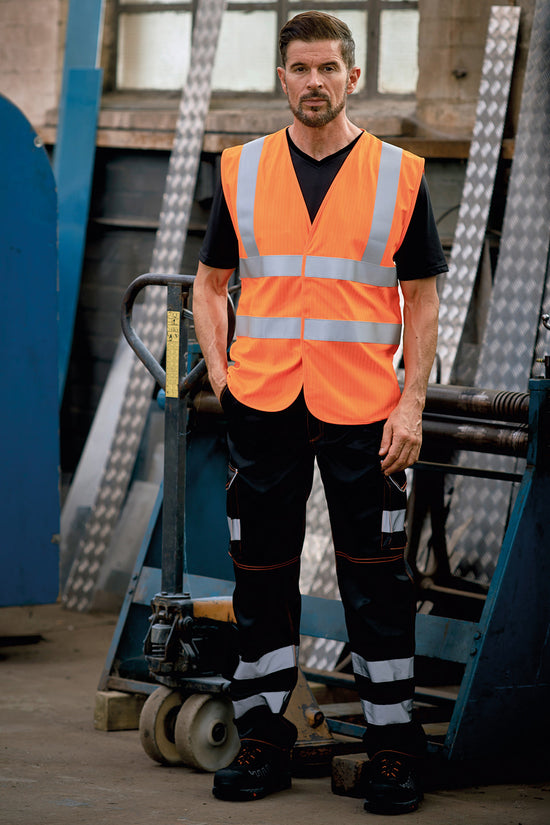 High Visibility Flame Retardant Antistatic Waistcoat for Safety