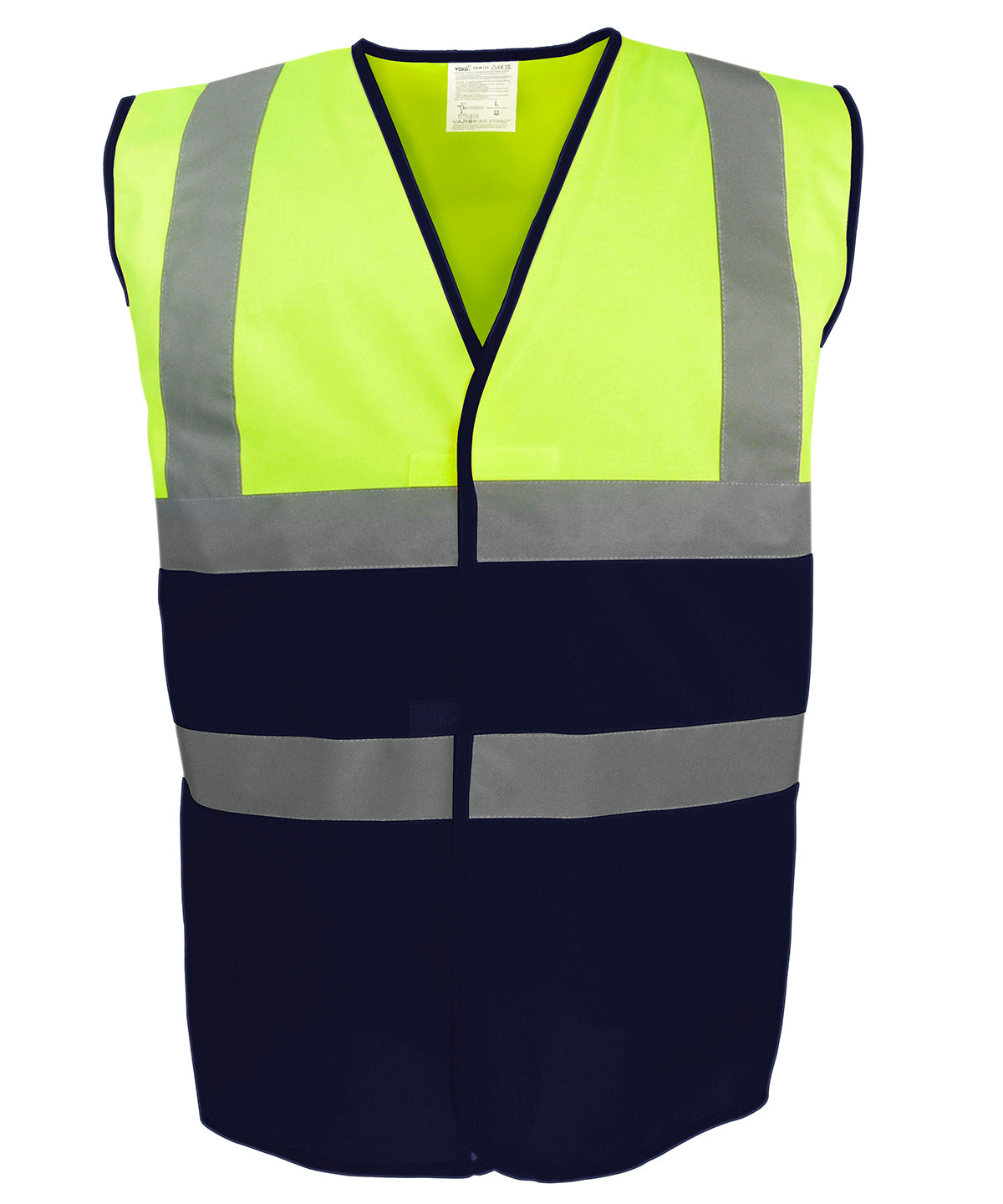 Recycled TwoTone HiVis Waistcoat HVW122 Unisex Plus Sizes