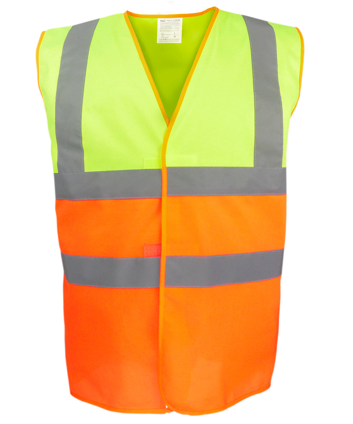 Recycled TwoTone HiVis Waistcoat HVW122 Unisex Plus Sizes