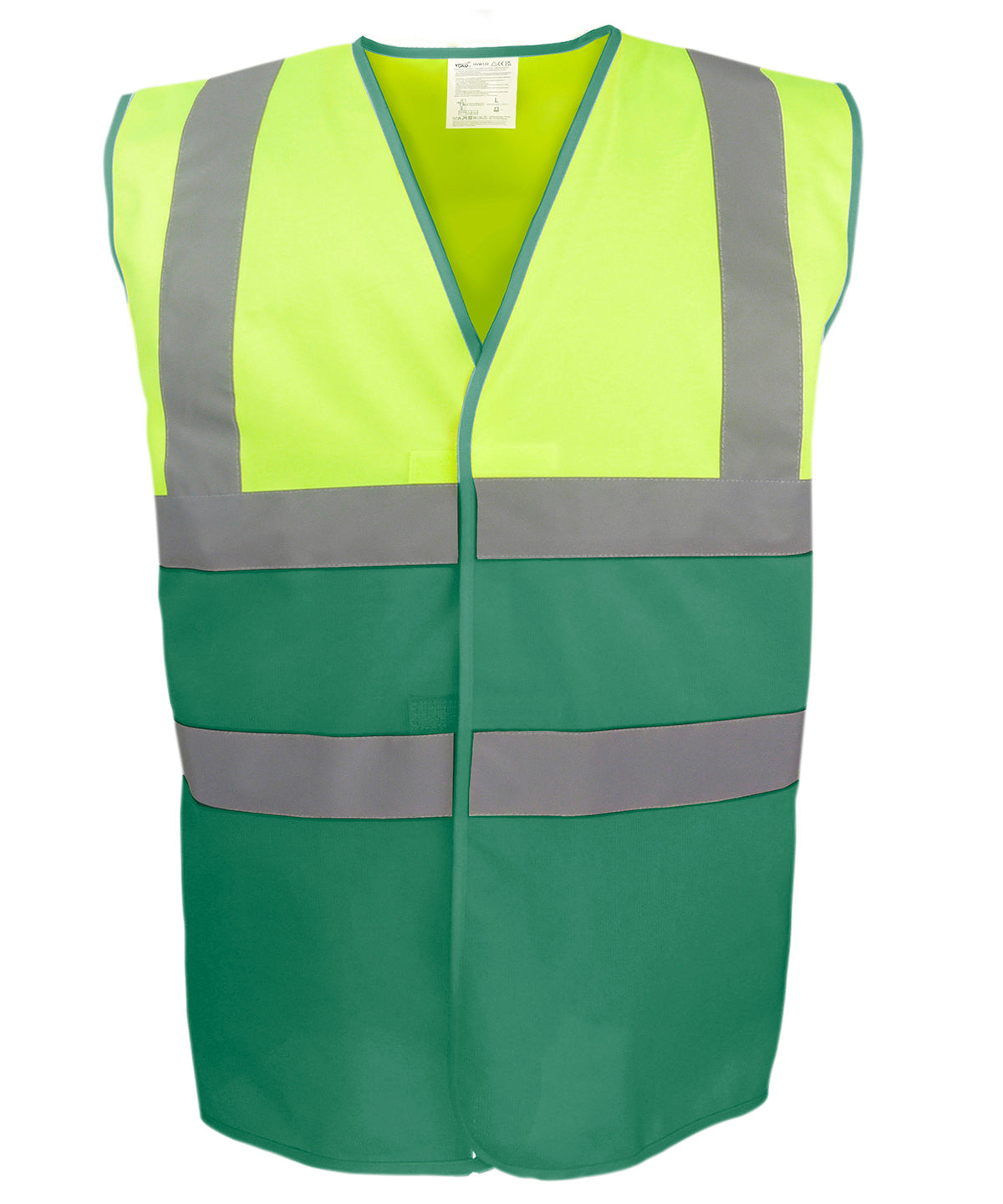 Recycled TwoTone HiVis Waistcoat HVW122 Unisex Plus Sizes