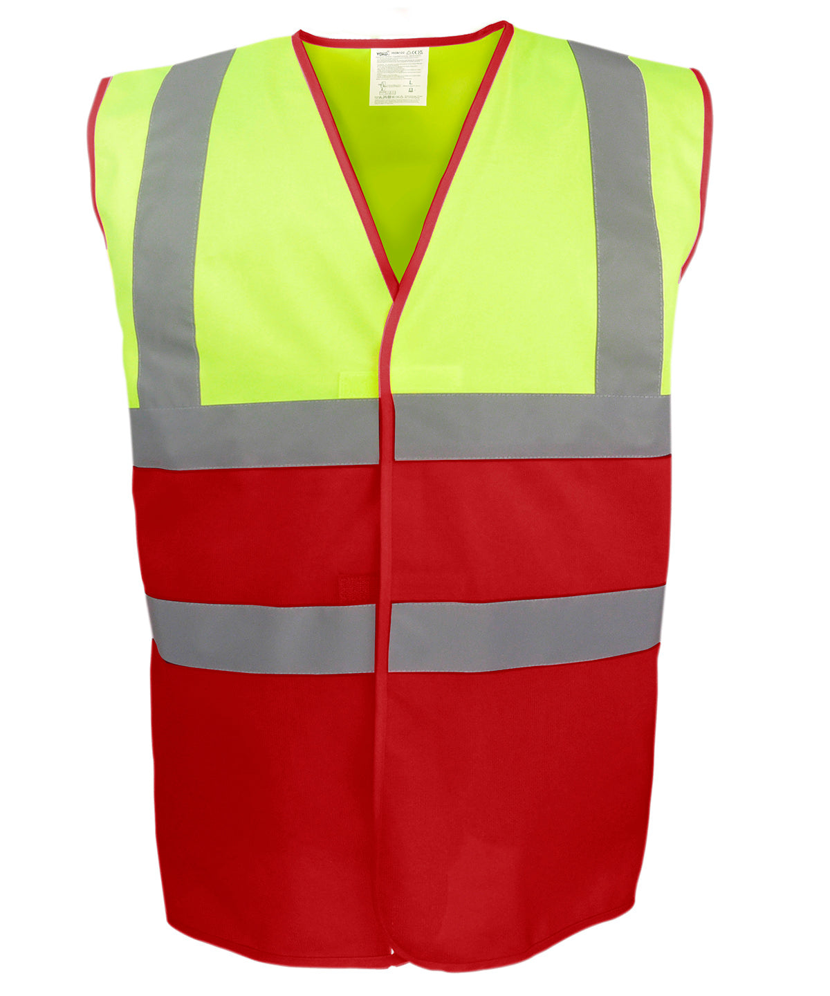 Recycled TwoTone HiVis Waistcoat HVW122 Unisex Plus Sizes