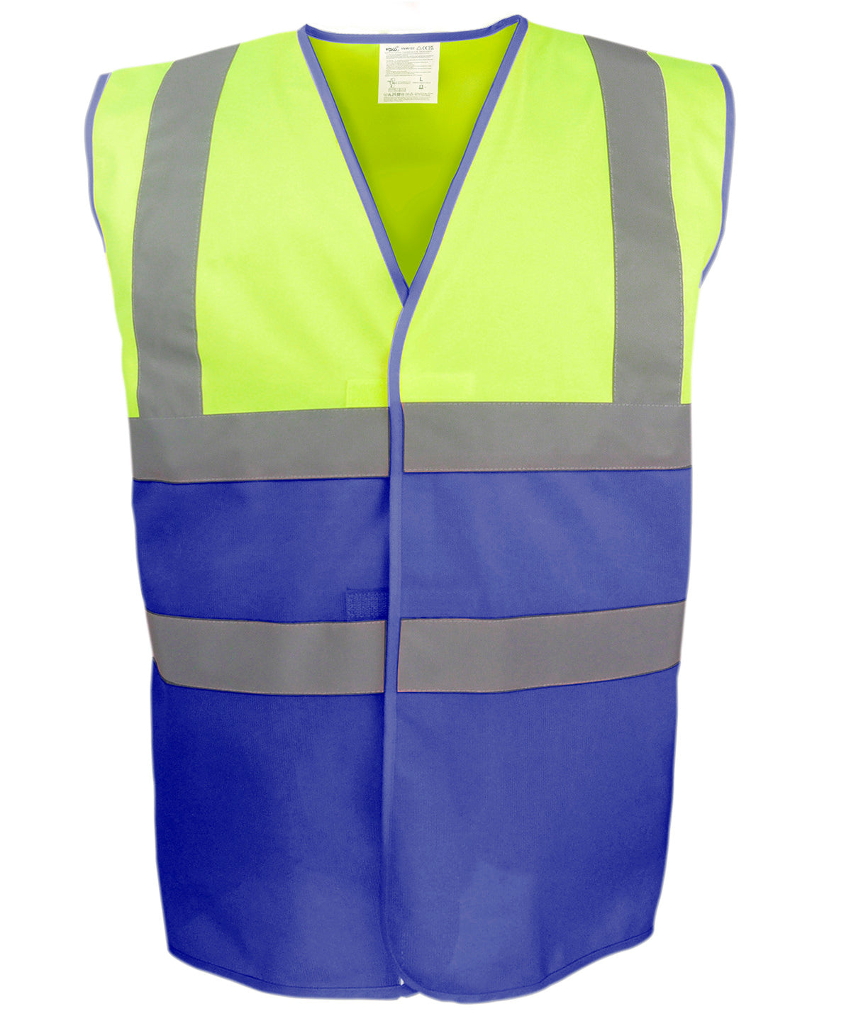 Recycled TwoTone HiVis Waistcoat HVW122 Unisex Plus Sizes