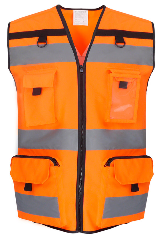 HighVisibility Ripstop Tool Vest with Mesh Bottom Unisex Adult Plus Sizes