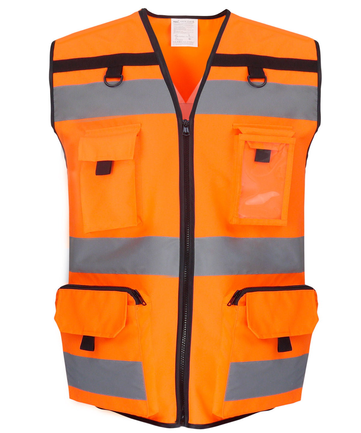 HighVisibility Ripstop Tool Vest with Mesh Bottom Unisex Adult Plus Sizes