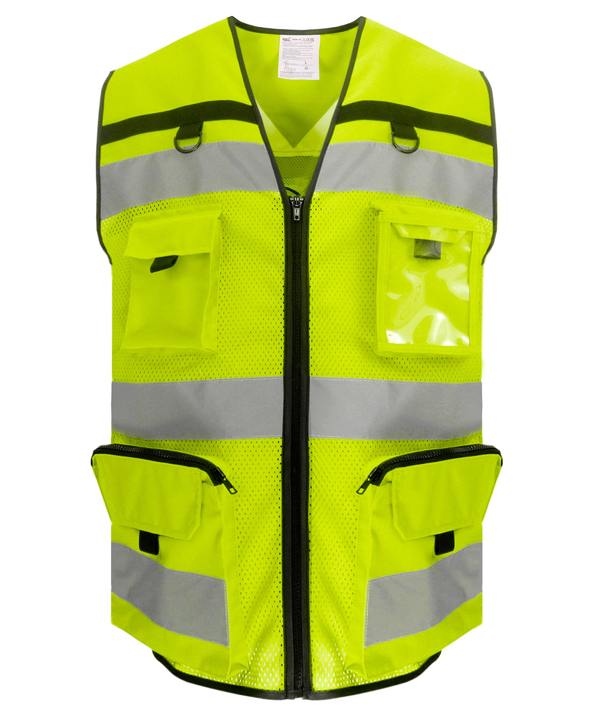HighVisibility Ripstop Tool Vest with Mesh Bottom Unisex Adult Plus Sizes