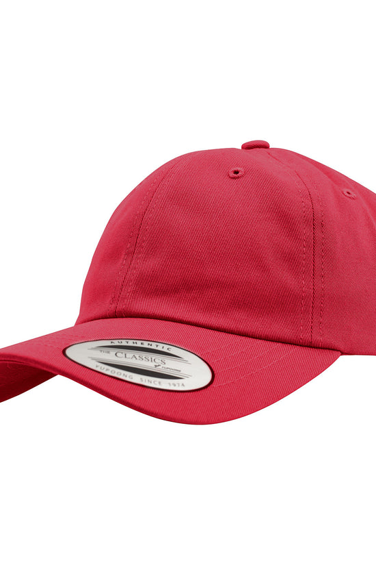 Flexfit by Yupoong Unstructured Cotton Dad Hat with Adjustable Brass Buckle Closure