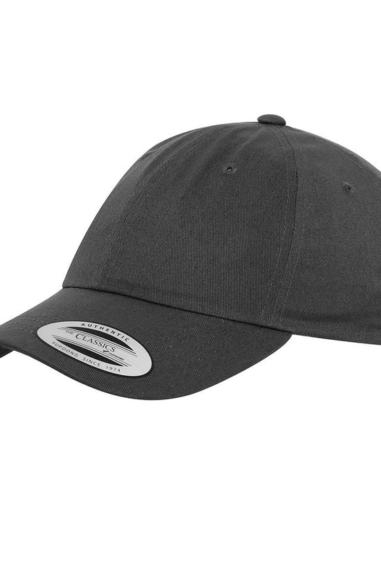 Flexfit by Yupoong Unstructured Cotton Dad Hat with Adjustable Brass Buckle Closure