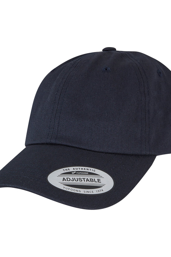 Flexfit by Yupoong Unstructured Cotton Dad Hat with Adjustable Brass Buckle Closure