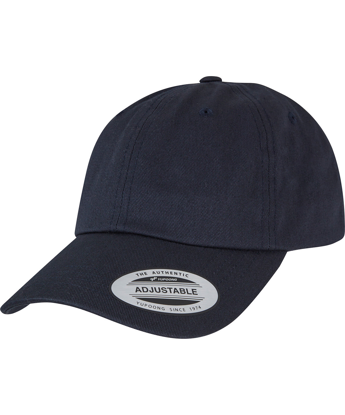 Flexfit by Yupoong Unstructured Cotton Dad Hat with Adjustable Brass Buckle Closure