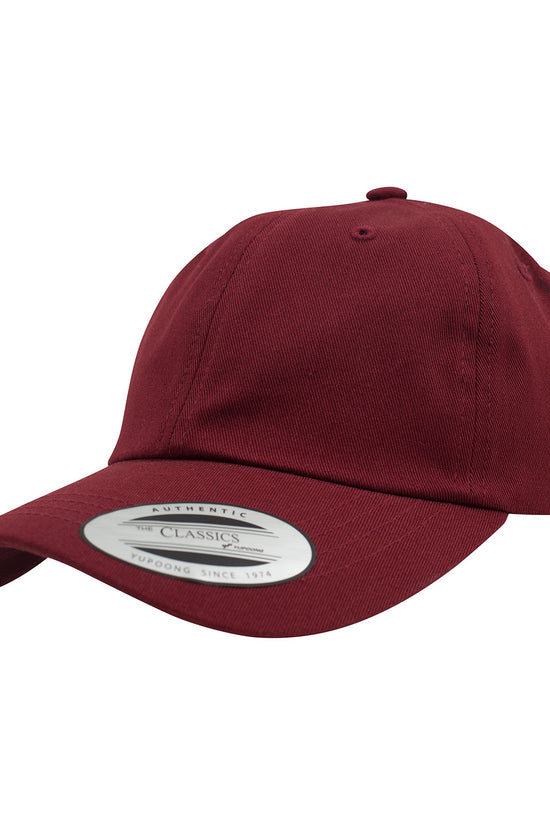Flexfit by Yupoong Unstructured Cotton Dad Hat with Adjustable Brass Buckle Closure