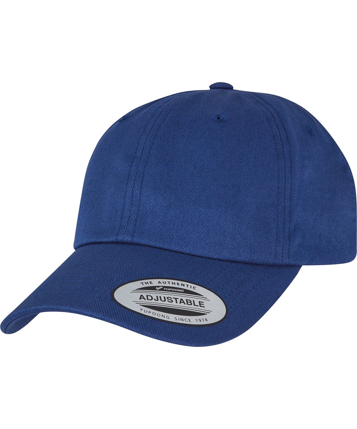 Flexfit by Yupoong Unstructured Cotton Dad Hat with Adjustable Brass Buckle Closure