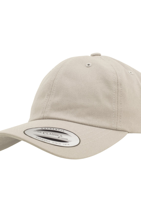 Flexfit by Yupoong Unstructured Cotton Dad Hat with Adjustable Brass Buckle Closure