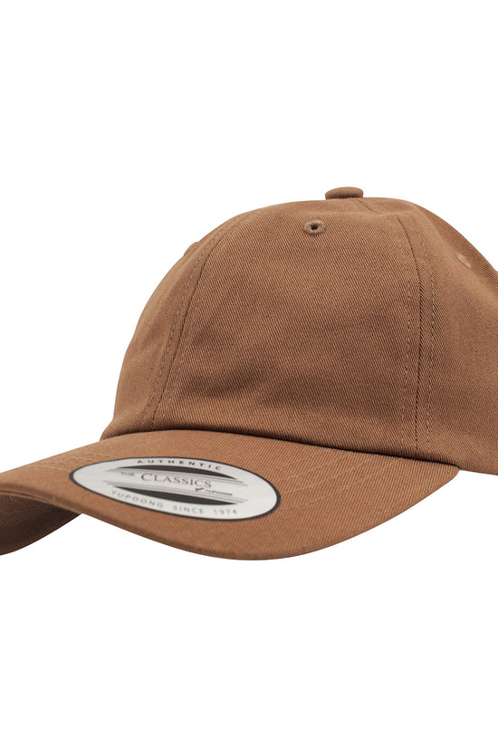Flexfit by Yupoong Unstructured Cotton Dad Hat with Adjustable Brass Buckle Closure
