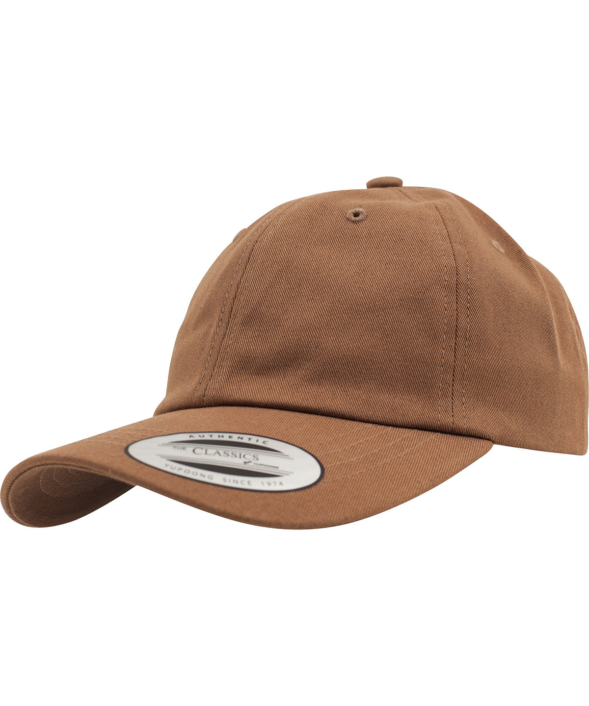 Flexfit by Yupoong Unstructured Cotton Dad Hat with Adjustable Brass Buckle Closure