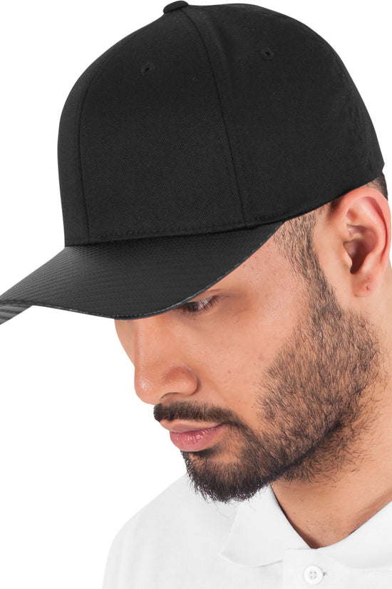 Carbon Flexfit 6277CA Caps Athletic Shape Carbon Visor