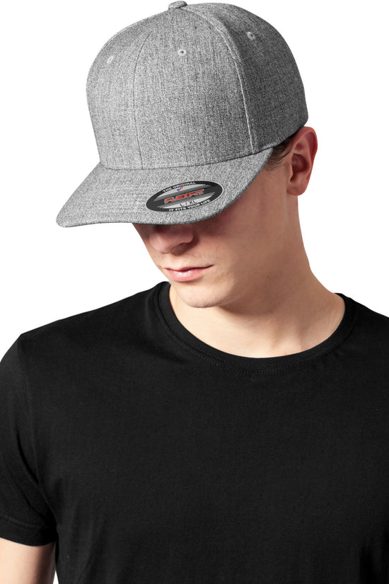 Flexfit Plain Grey Linen Cap with Patented Technology