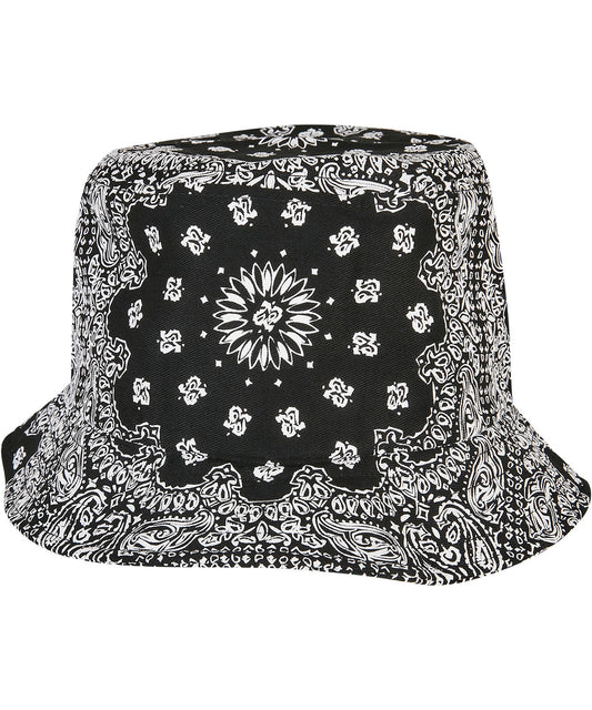 Flexfit Bandana Print Bucket Hat 5003BP Unisex Adult Headwear
