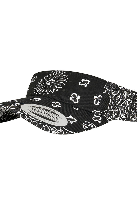 Flexfit Bandana Print Visor Urban Fashion Headwear