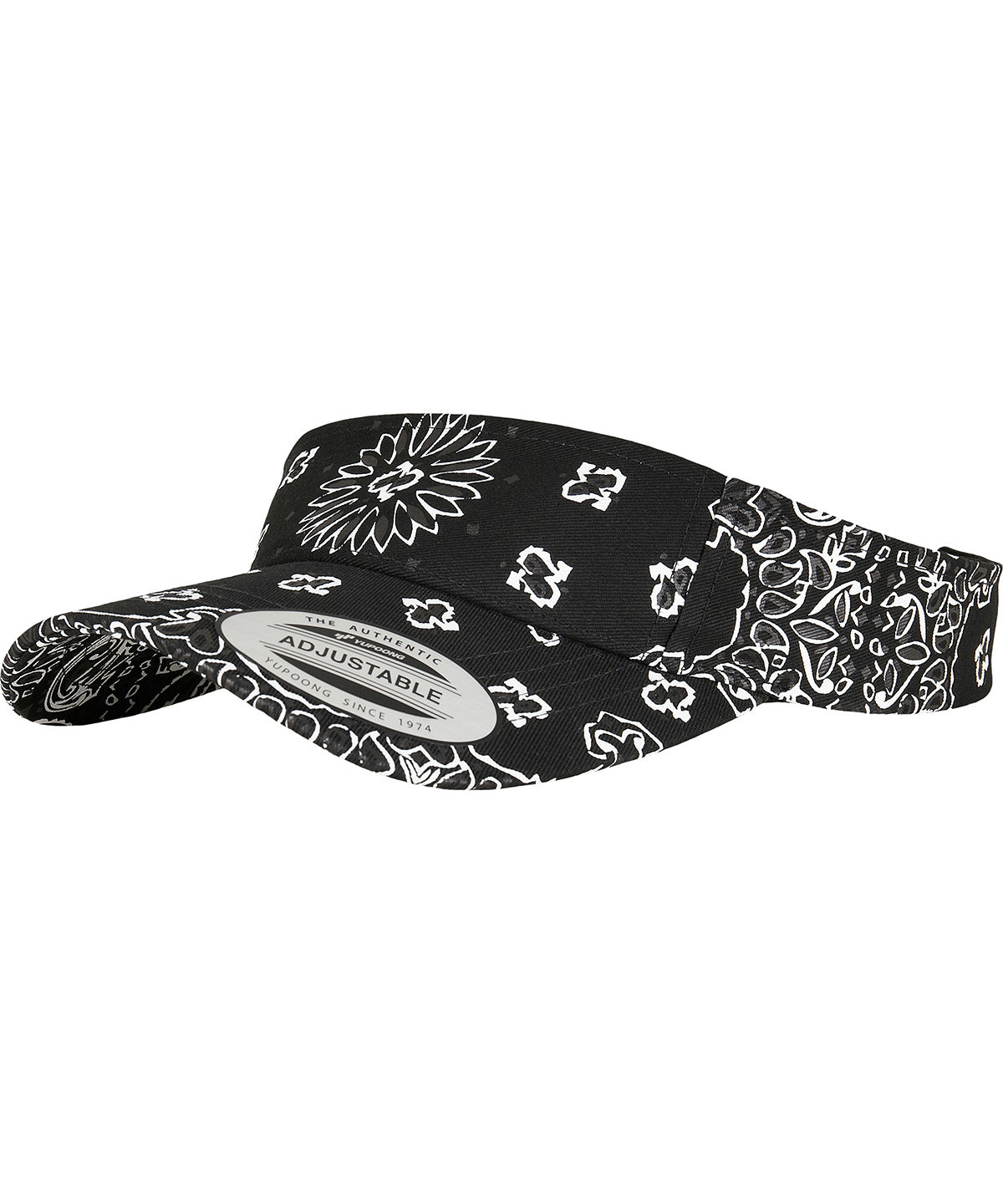 Flexfit Bandana Print Visor Urban Fashion Headwear