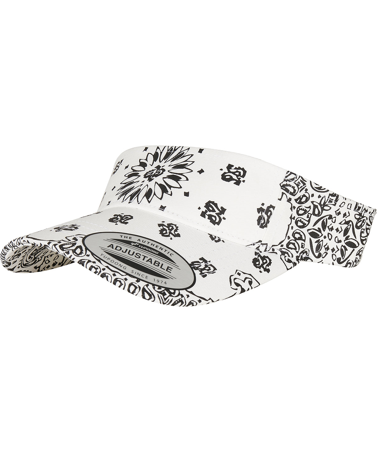 Flexfit Bandana Print Visor Urban Fashion Headwear